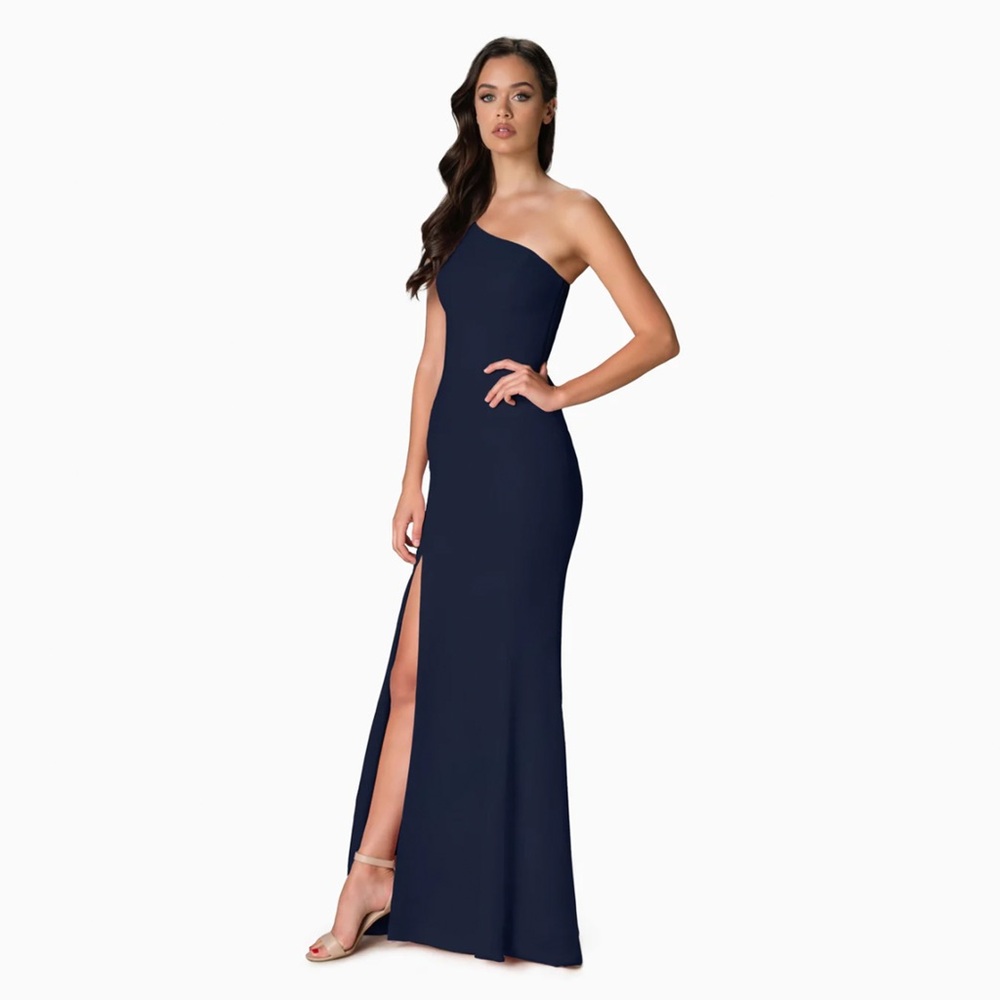 Dress the Population - Amy Gown - Midnight Blue